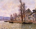 El recodo del Sena en Lavacourt Winter Claude Monet